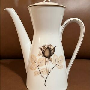 Vintage Rosenthal Studio-Line “Shadow Rose” Porcelain Coffee Pot